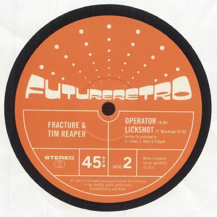 Fracture & Tim Reaper - APHAFR 001: Essential Jungle Breakbeat 12-inch Vinyl