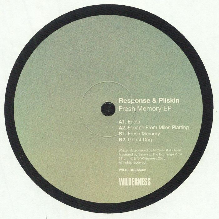 Response / Pliskin - Fresh Memory EP: Raw, Cutting-Edge Drum & Bass Vinyl