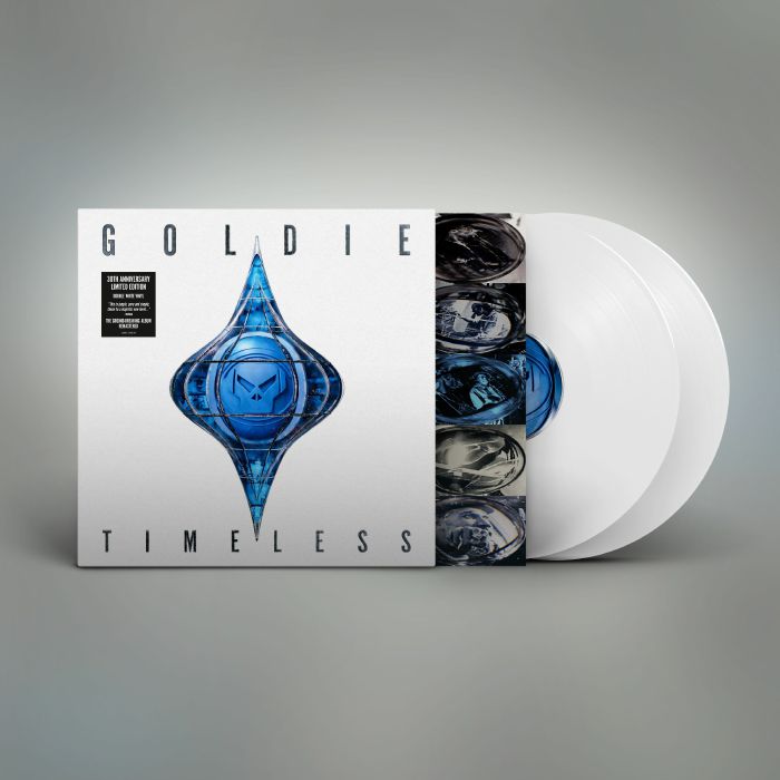 Goldie 'Timeless' Double White Vinyl LP: Iconic Drum & Bass Album Reissue