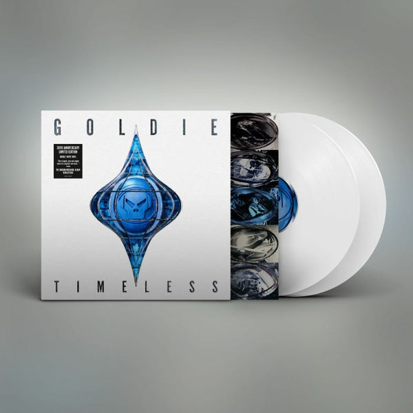 Goldie 'Timeless' Double White Vinyl LP: Iconic Drum & Bass Album Reissue