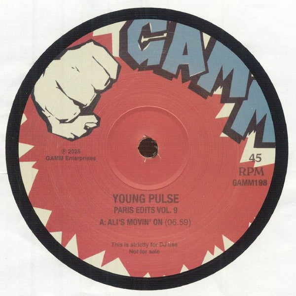 Young Pulse Paris Edits Vol 9 12-Inch Vinyl Record: Essential Disco Nu-Disco Re-Edits
