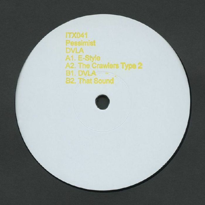 Pessimist DVLA Hand-Stamped 12-inch Vinyl: Dark Techno Drum & Bass Soundscapes